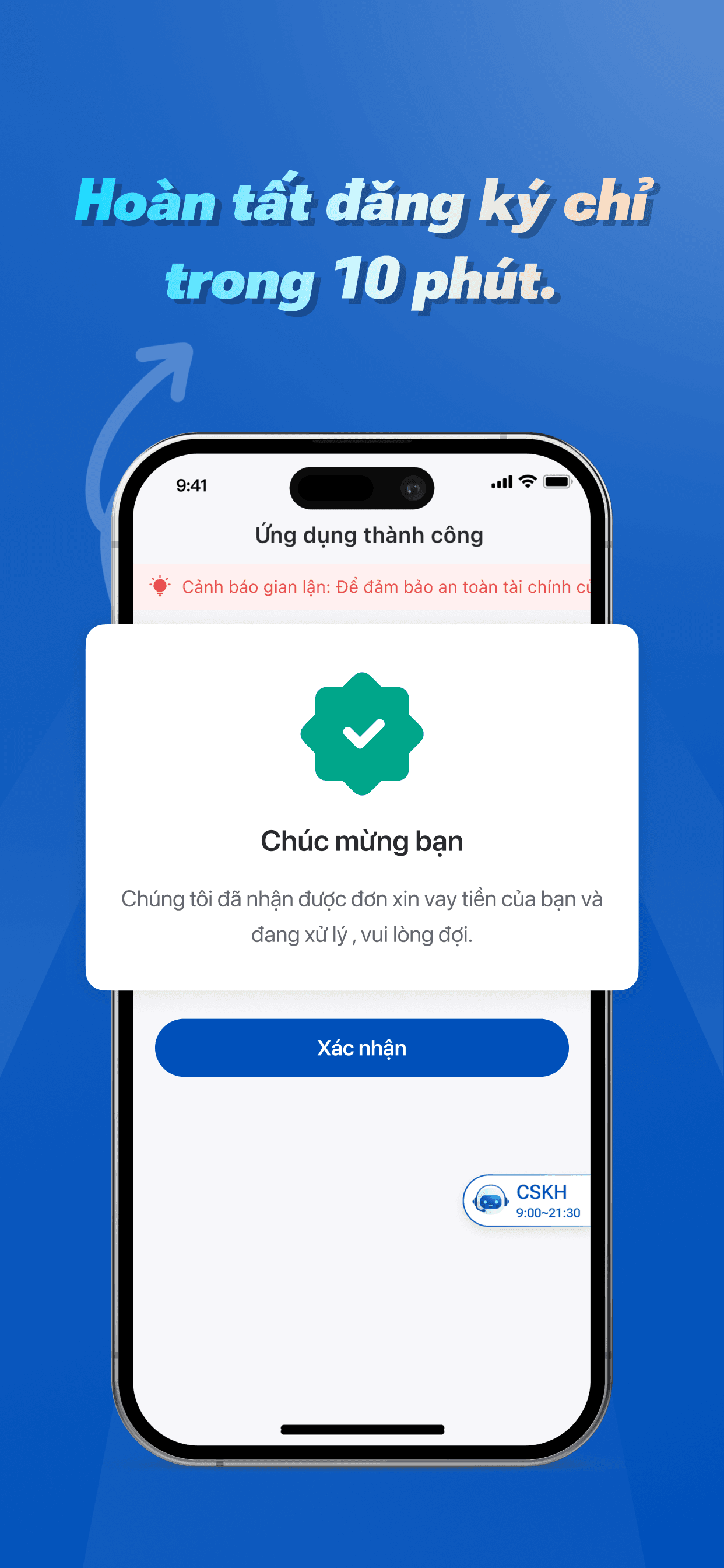 Vay nhanh qua ứng dụng Dola Dong